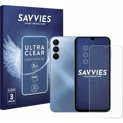 Afbeelding van Savvies Screenprotector voor Samsung Galaxy A15 (Voor+Camera) Folie Beschermfolie transparant (6 Stuks)
