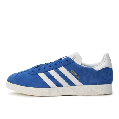 Afbeelding van Adidas Gazelle Indoor Sneaker voor heren, Blauw Wolk Wit Kern Wit, 44 EU