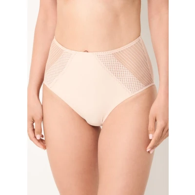 Afbeelding van Chantelle PULP PLAY HIGH Waisted FULL Brief Slip, Dames, Maat: 36, Golden beige