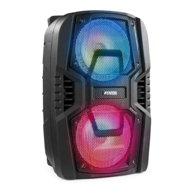 Afbeelding van Fenton FT208LED party speaker en karaoke set met Bluetooth 500W