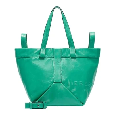 Afbeelding van Liebeskind Berlin Elvira Touch Crinkle Handtas, Dames, Maat: One Size, Jade