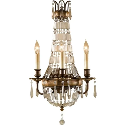 Afbeelding van Feiss LED Wandlamp Bellini 3X E14 Max 60W Oxidized Bronze/British Bronze