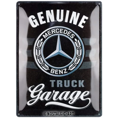 Afbeelding van Metalen Bord 30x40 cm Mercedes Daimler Truck Garage