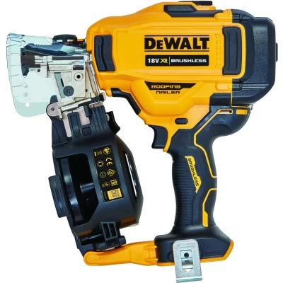 Afbeelding van DeWalt DCN45RNNT XJ ROLSPIJKERTACKER 18V XR BRUSHLESS ROOFING ZONDER ACCU EN LADER IN TSTAK