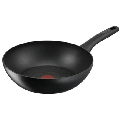 Afbeelding van Tefal G2881932 Hard Titanium ON, wokpan 28 cm, duurzame coating, warmte indicator, ergonomische handgreep, geschikt vooralle warmtebronnen incl. inductie