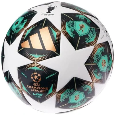 Afbeelding van adidas Performance UCL LGE J350 Unisex Voetbal voor kinderen, Maat: 5, White/shadow green/solar slime