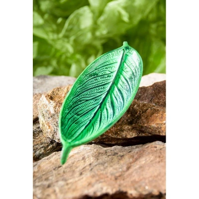 Afbeelding van Wierookhouder bootje blad groen