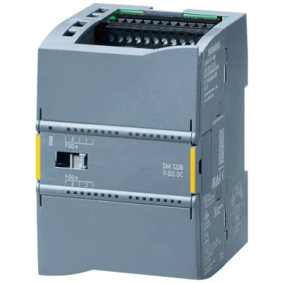 Afbeelding van Siemens simatic s7 1200 digital output sm 1226 f dq 4x 24vdc 2a profisafe 70 mm width up to pl e iso 13849 1 sil3 iec 61508 6es7226 6da32 0xb0