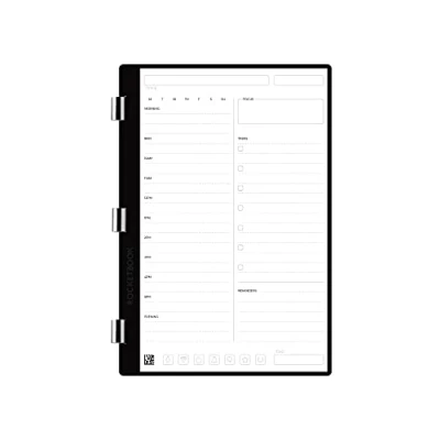 Afbeelding van ROCKETBOOK AXSF6 E K Pro (Axis) Paginapakket, Executive Dagelijks / To Do, wit ,Kleur: