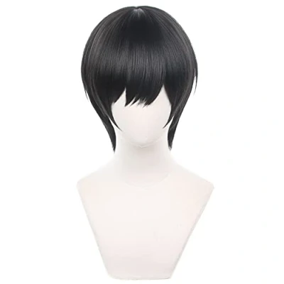 Afbeelding van HIROAKIYA Hirofumi Yoshida Wig, Chainsaw Man Cosplay Wig with Cap, Length approx.32cm