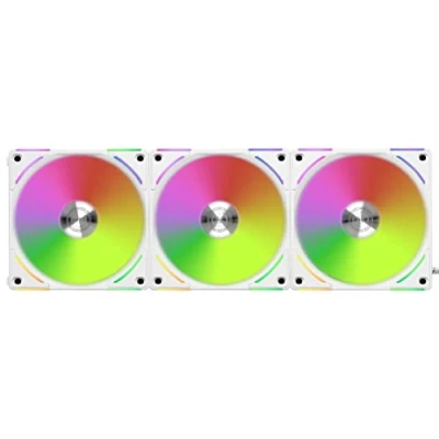 Afbeelding van Lian Li UNI FAN AL120 V2, 3 pack, White ARGB PWM