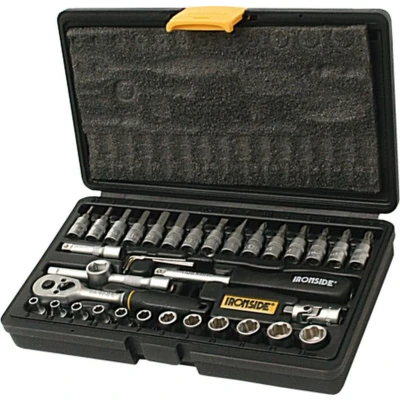 Afbeelding van Ironside Doppenset chroom en mat 1/4&quot; 36 delig