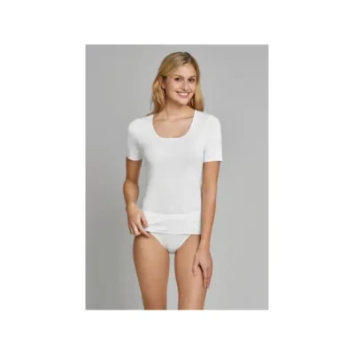 Afbeelding van Schiesser Luxury Jazzpant Dames Slip Wit Maat 44