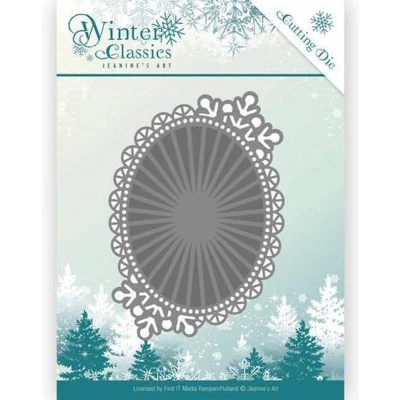 Afbeelding van Die Jeanine`s Art Christmas Classics Mirror oval