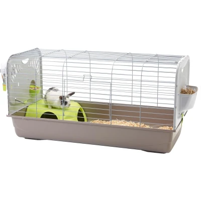 Afbeelding van Savic Knaagdierkooi Caesar 3 Knock Down Warmgrijs 100X50X51 CM