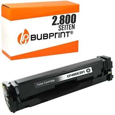 Afbeelding van Bubprint Compatibele tonercartridge ter vervanging van HP 201X 201A CF400X CF400A voor Color Laserjet Pro MFP M277dw M277n M274n M277 M252dw M252n (1 Zwart)