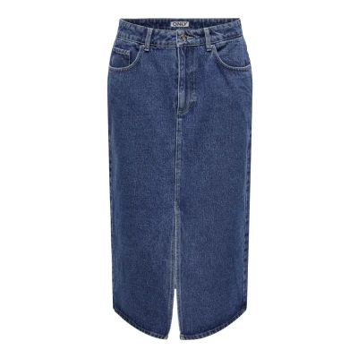 Afbeelding van Only rok voor dames jeans maat xl