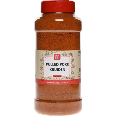 Afbeelding van Van Beekum Specerijen Pulled Pork Kruiden Strooibus 600 gram