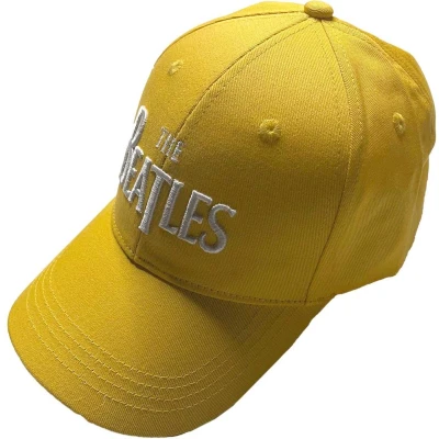 Afbeelding van The Beatles White Drop T Logo Baseball pet Geel