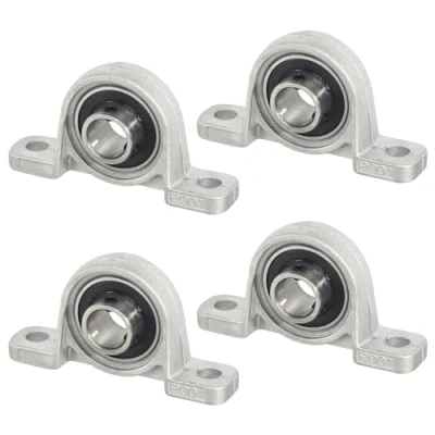 Afbeelding van Stalager 12 mm binnendiameter, 4 stuks behuizingslagers, lagerbokken met kogellagers, behuizing voor as, machine, 3D printer