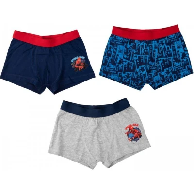 Afbeelding van Marvel Spiderman boxershorts set van 3 katoen maat 134/140