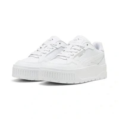 Afbeelding van Puma Dames Karmen II Idol Sneaker, Wit Zilver, 7 UK, 40.5 EU