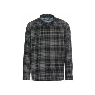 Afbeelding van camel active MIT Karomuster Overhemd, Heren, Maat: Large, Rock grey