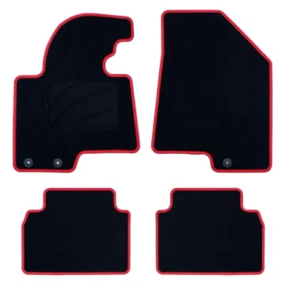 Afbeelding van OCC DESIGN Tapijt op maat Sport (2010 2016), 5 stuks, rode rand