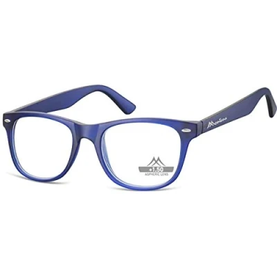 Afbeelding van Leesbril MR67 van kunststof MONTANA in blauw + 2,00 dpt