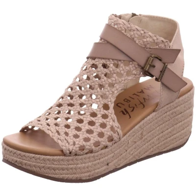 Afbeelding van Blowfish Malibu Espadrilles, Dames, Maat: 40, Gold woven draped micro Textiel