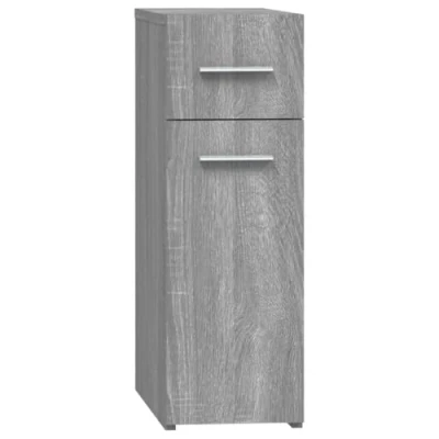 Afbeelding van vidaXL Apothekerskast 20x45,5x60 cm bewerkt hout grijs sonoma eiken