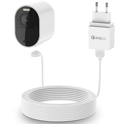 Afbeelding van Arlo Ultra/Arlo Pro 3 BECEMURU oplaadkabel, acculaadadapter met magnetische kabel, weerbestendig, voor Ultra/Ultra 2, 3/Pro 4 (20 ft/6 m, 2 verpakkingen)