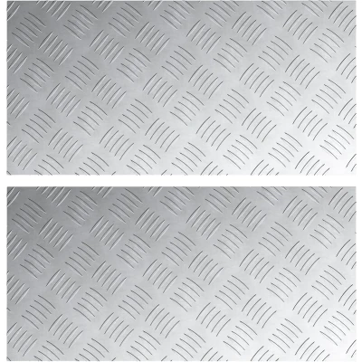 Afbeelding van vidaXL Zilver Aluminium 60 x 30 0.2 cm Traplopers Rechthoekig