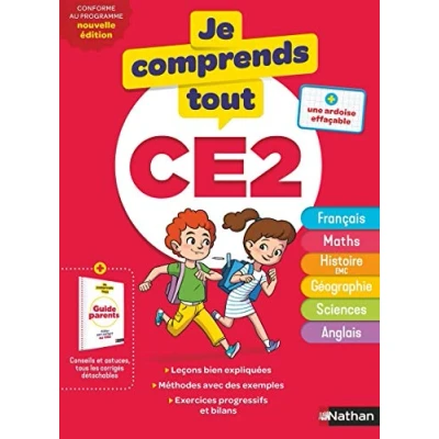 Afbeelding van Je comprends tout CE2 en un (cours + exercices) pour réviser le programme du dans toutes les matières