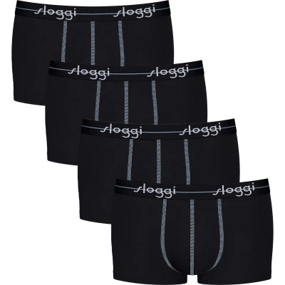 Afbeelding van Sloggi 4 PACK Start Onderbroeken, Heren, Maat: Large, Schwarz