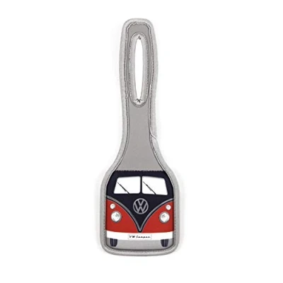 Afbeelding van BRISA VW Collection Volkswagen T1 Bus Transporter Bagagelabel Red/Black
