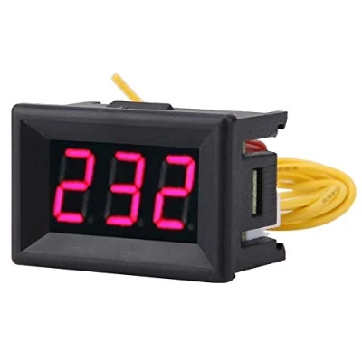 Afbeelding van Akozon AC spanningsmeter paneelmeter digitaal 0,36 LED display voltmeter voltage meter paneel 70 380V voor 220V netstroomtest, spanningsbewaking generator en omvormer andere schema&#039;s
