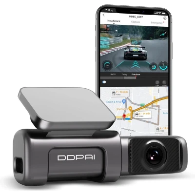 Afbeelding van DDPAI Dashcam 4K 2160P HD Wifi Video Recorder Zwart