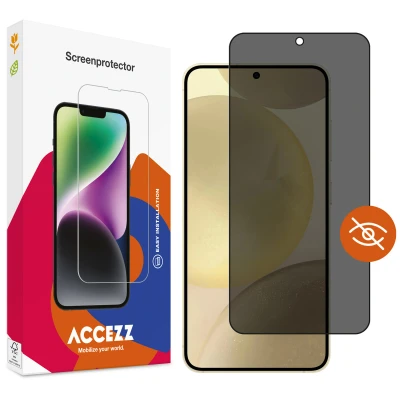 Afbeelding van Screenprotector Samsung Galaxy S25 Plus: Accezz Gehard glas Privacy