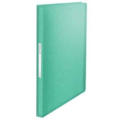 Afbeelding van Esselte A4 Showalbum met 80 Hoezen, Capaciteit van 160 Vellen, Voor Het Presenteren en Bewaren Papieren Documenten, Thuis op Kantoor, Reliëfpatroon, Colour&#039;Breeze, Groen, 626238