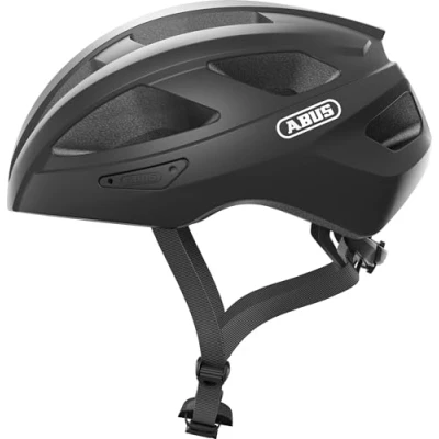 Afbeelding van Abus Macator road helm matt BikeTotaal.nl Zwart