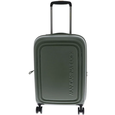 Afbeelding van MANDARINA DUCK Trolley Logoduck + Expandable Pine Green olijfgroen 55cm