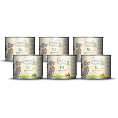 Afbeelding van MjAMjAM Premium natvoer voor honden natuurlijk lekker The BIO Box, 6er Pack (6 x 200g), graanvrij