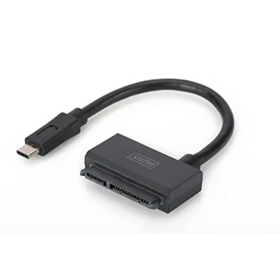 Afbeelding van Digitus HDD Adapter [1x USB 3.2 Gen 2 stekker C (USB 3.1) 1x SATA combi bus 15+7 polig] DA 70327 0.35 m