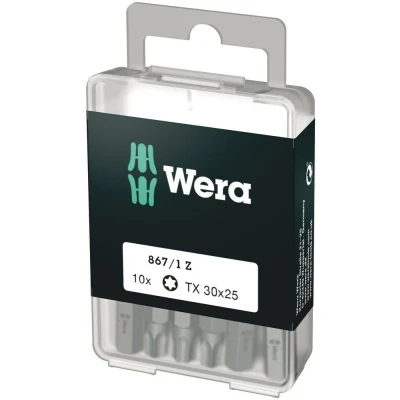Afbeelding van Wera 1/4&quot; torx bit t30 x 25mm (Per blister van 10 stuks)