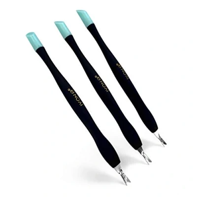 Afbeelding van Generic IVON 3 pack nagelriemtrimmer schuifregelverwijderaar, rubberen punt, zacht voor nagelbed