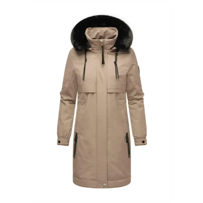 Afbeelding van Navahoo Kaltwetterretter Parka, Dames, Maat: 4XL, Taupe grey