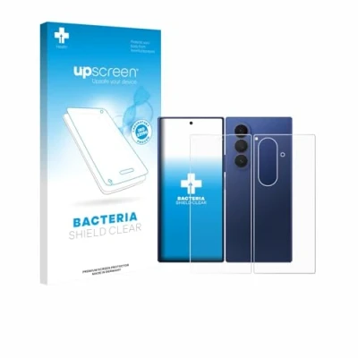 Afbeelding van upscreen Screenprotector voor Samsung Galaxy Z Fold 7 (Voor+Achter) Folie Beschermfolie transparant antibacterieel