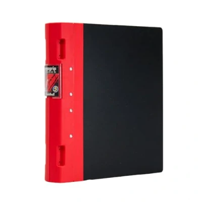 Afbeelding van Exacompta Guildhall Ergogrip Binder, 4 Ringen, A4 Extra Breed Rood