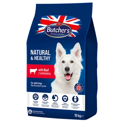 Afbeelding van BUTCHER&#039;S NATURAL&amp;HEALTHY Droog hondenvoer Rundvlees 1 x 10 kg